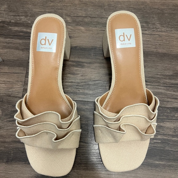 DV Dolce Vita NWT Linnen Slide Sandal size 9.5 - Picture 4 of 7